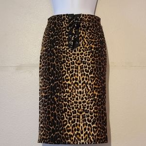 Animal Print Pencil Skirt